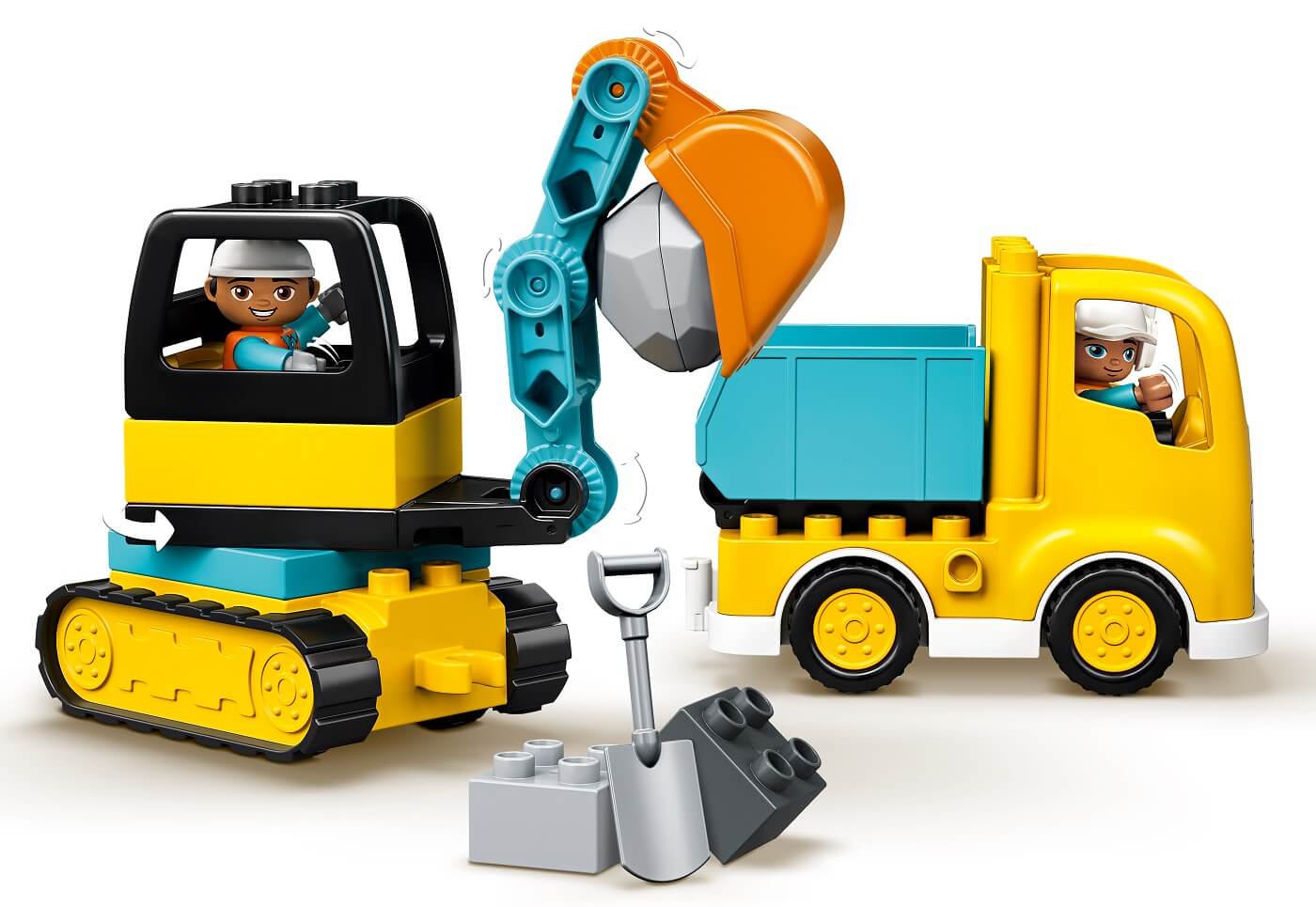 Camion y Excavadora de Orugas ( Lego 10931 ) imagen c