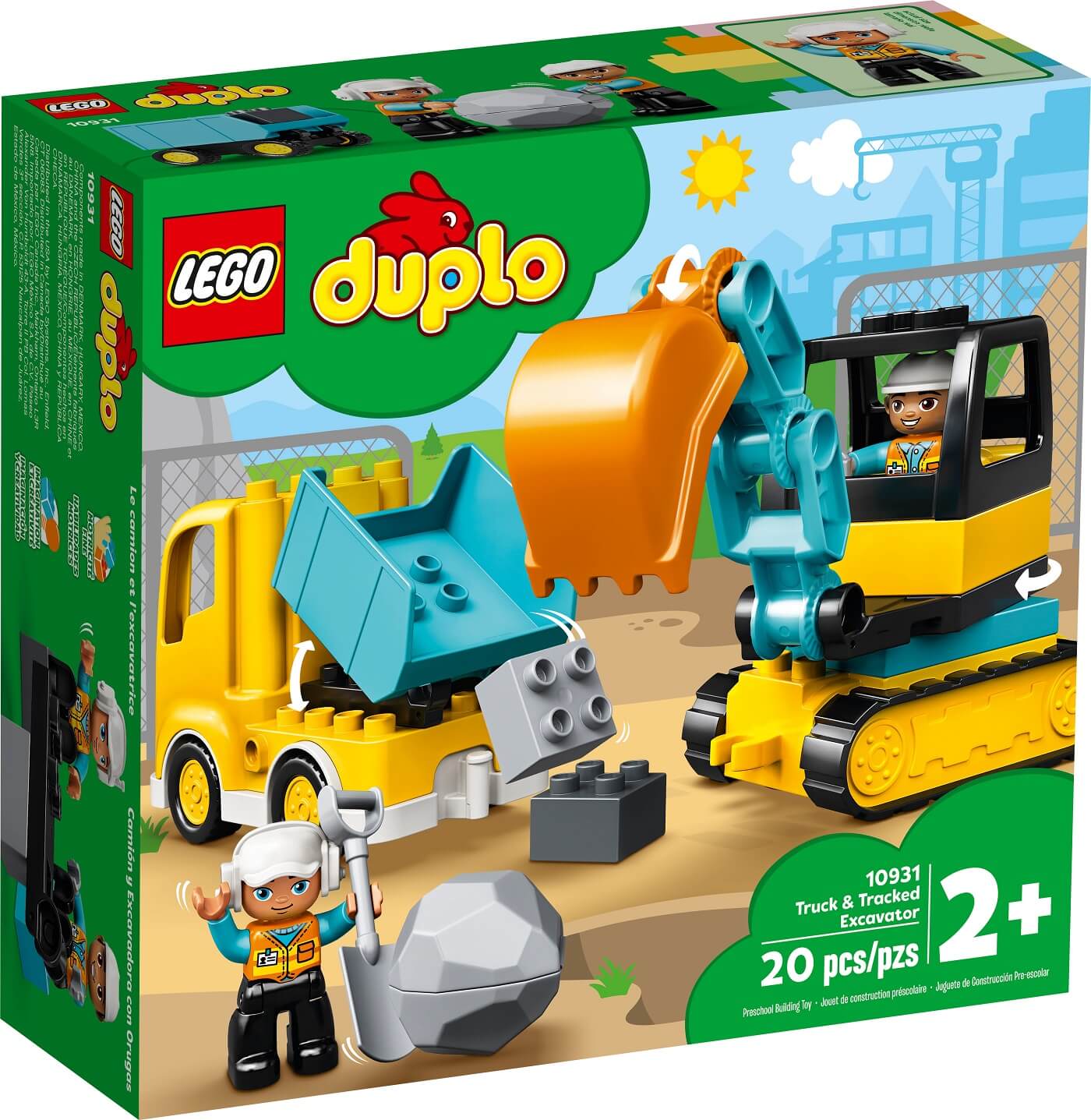 Camion y Excavadora de Orugas ( Lego 10931 ) imagen f