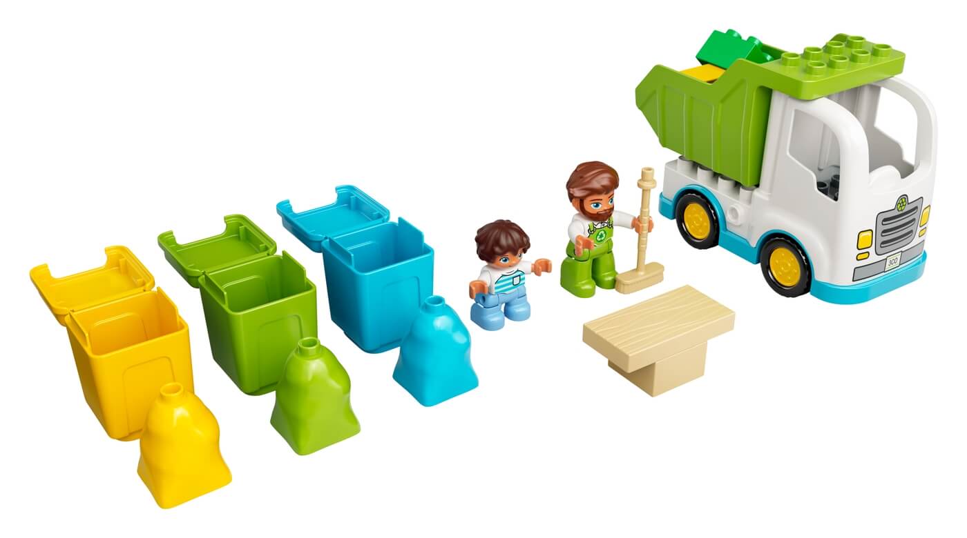 Camion de Residuos y Reciclaje ( Lego 10945 ) imagen b