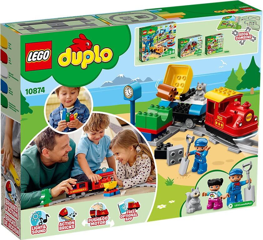Lego Tren De Vapor Lego 10874 Juguetes Juguetodo