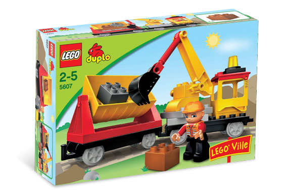 Tren con Equipo de Mantenimiento ( Lego 5607 ) imagen d