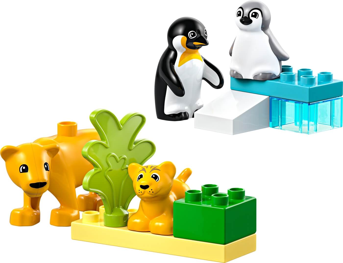 Pinguinos y Leones Familias de la Fauna Salvaje ( Lego 10442 ) imagen a