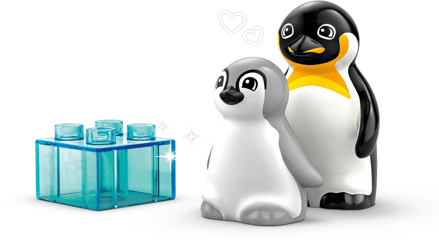 Pinguinos y Leones Familias de la Fauna Salvaje ( Lego 10442 ) imagen b