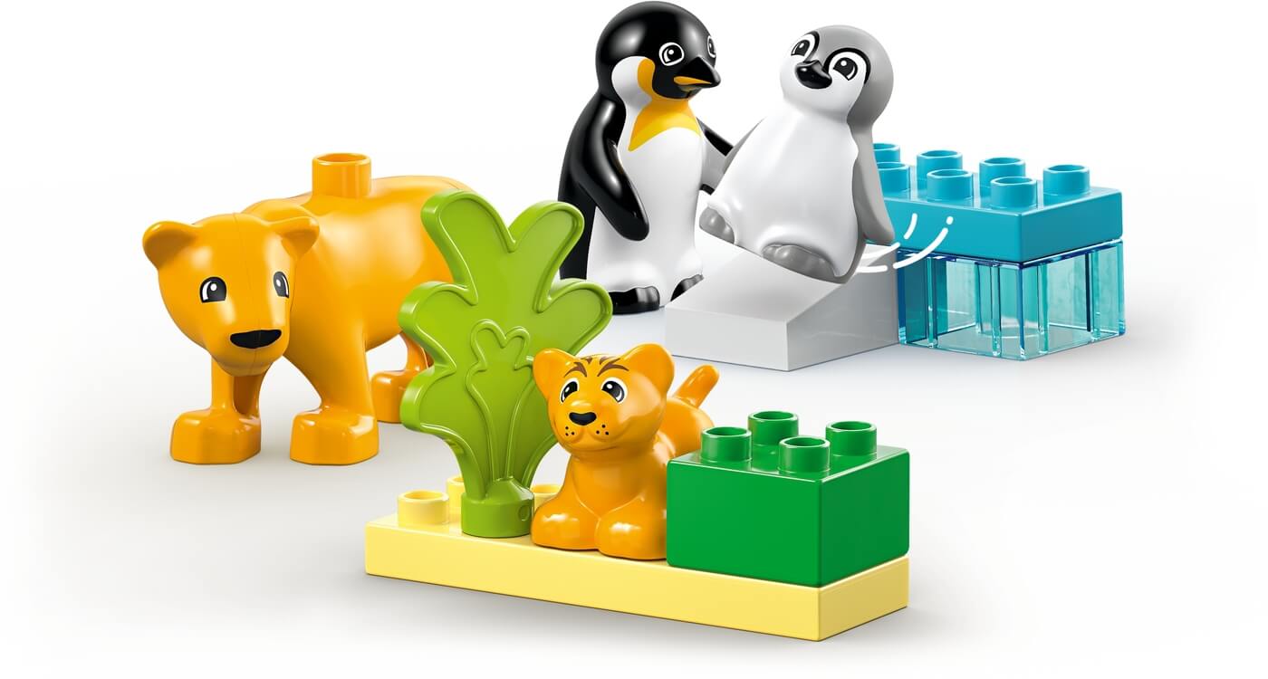 Pinguinos y Leones Familias de la Fauna Salvaje ( Lego 10442 ) imagen d