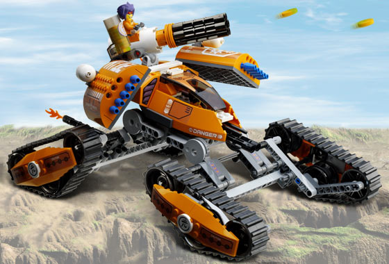 Mobile Defense Tank ( Lego 7706 ) imagen a