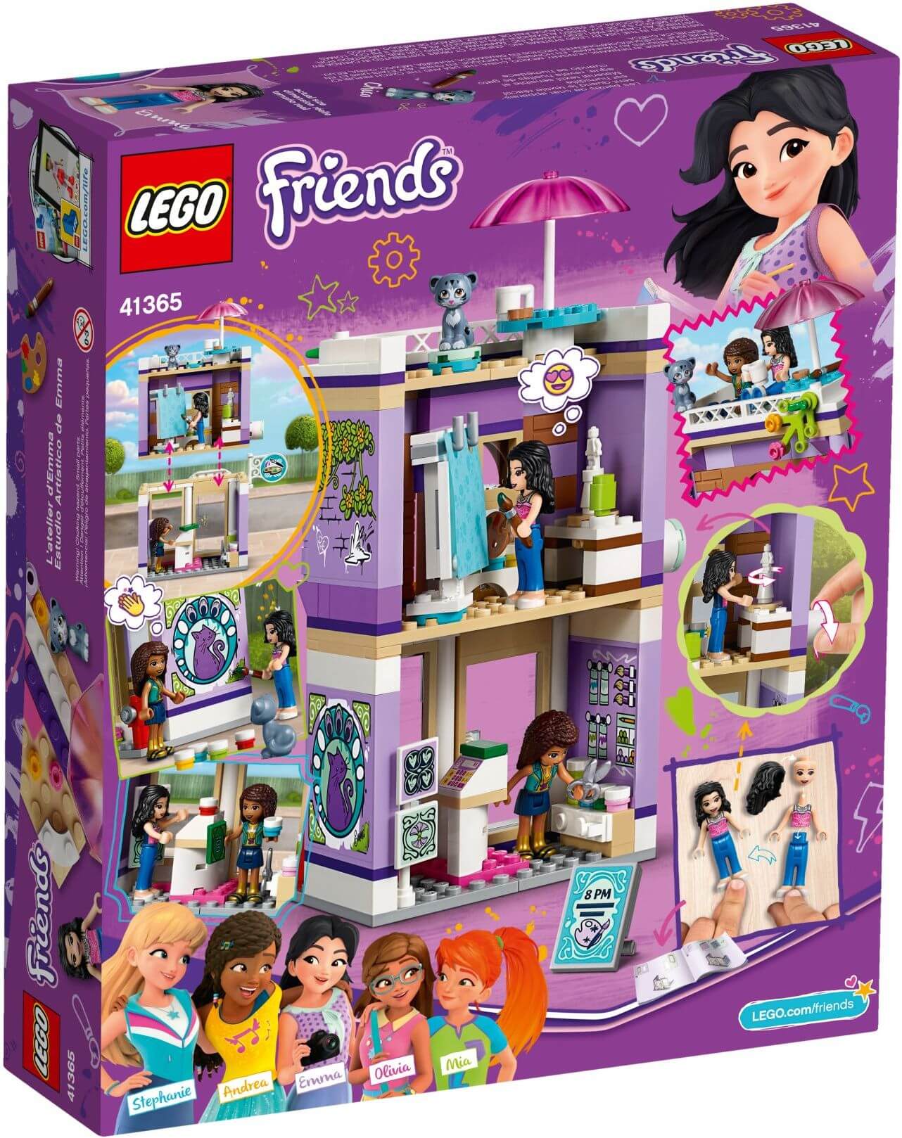 Estudio Artístico de Emma ( Lego 41365 ) imagen c