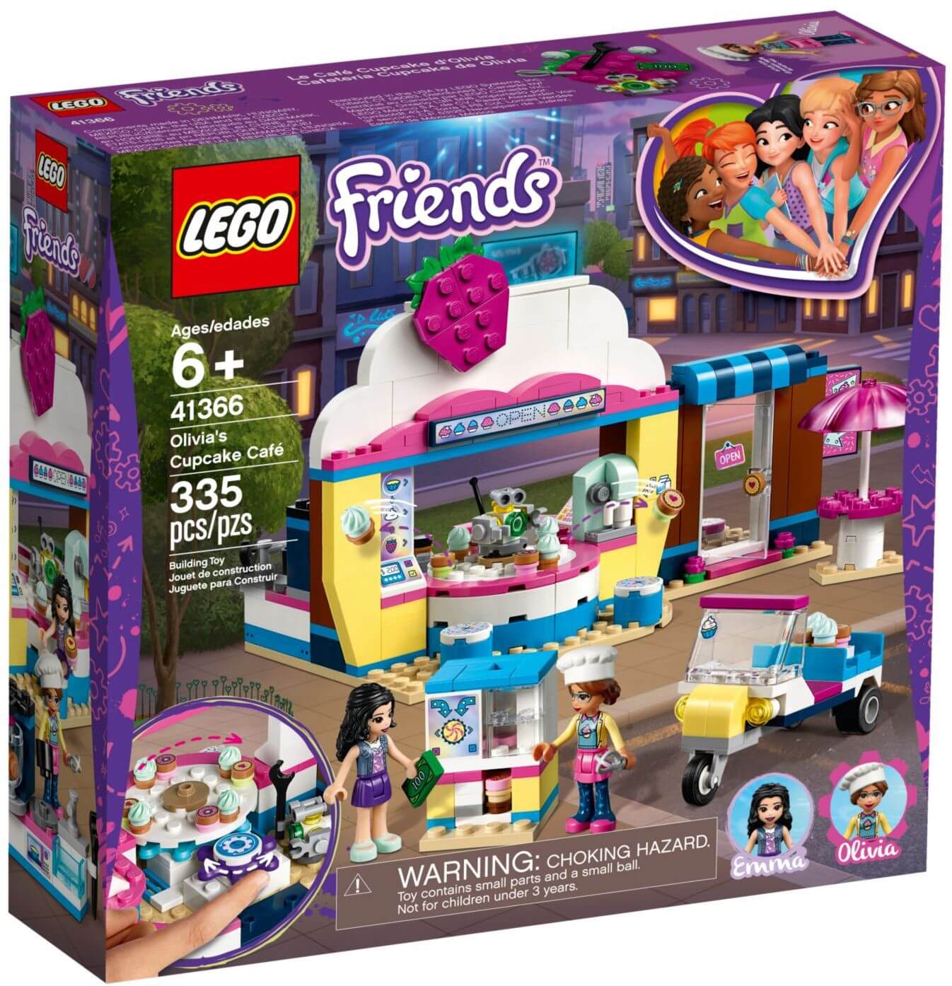 Cafeteria Cupcake de Olivia ( Lego 41366 ) imagen e