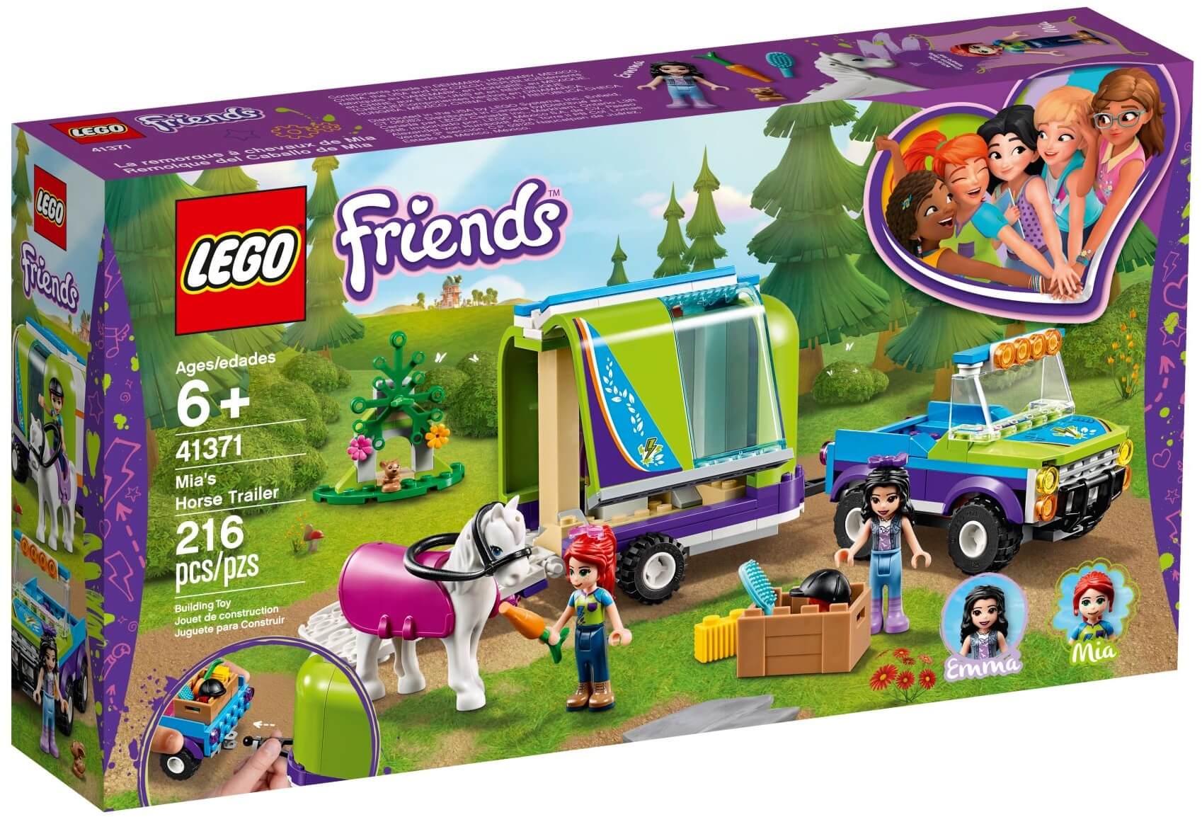 Remolque del Caballo de Mia ( Lego 41371 ) imagen d