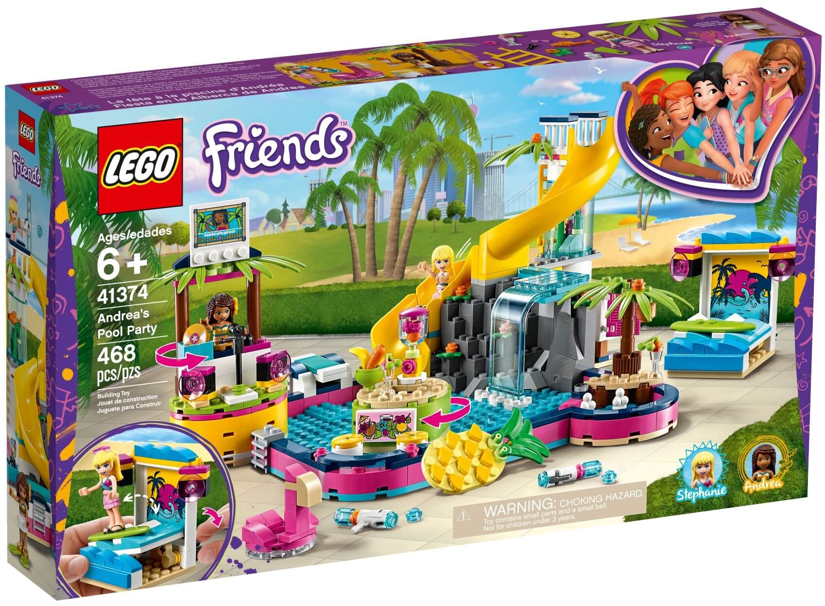 Fiesta en la Piscina de Andrea ( Lego 41374 ) imagen e