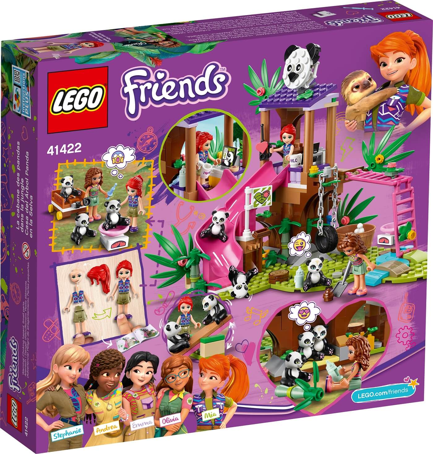 Casa del Arbol Panda en la Jungla ( Lego 41422 ) imagen g