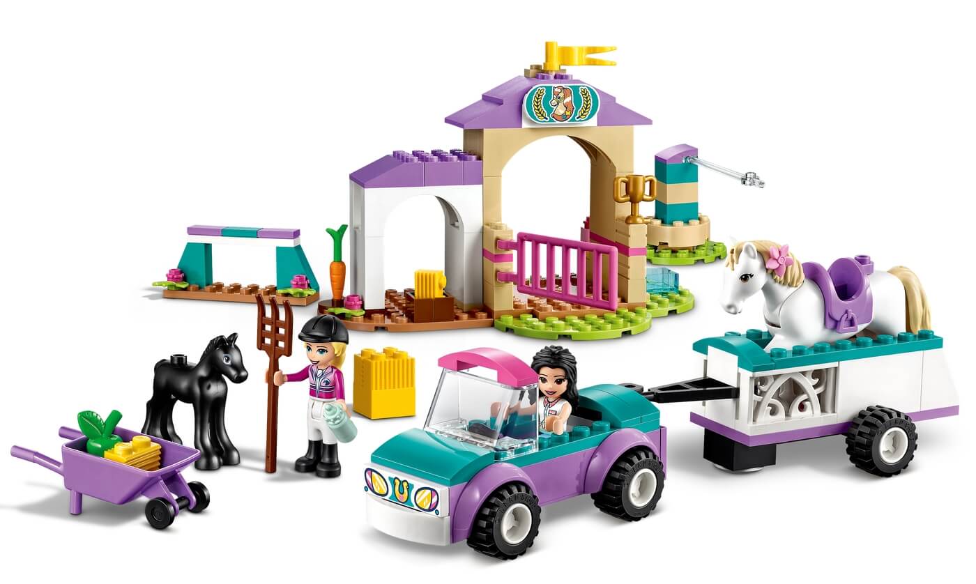 Entrenamiento y Remolque Ecuestre ( Lego 41441 ) imagen b