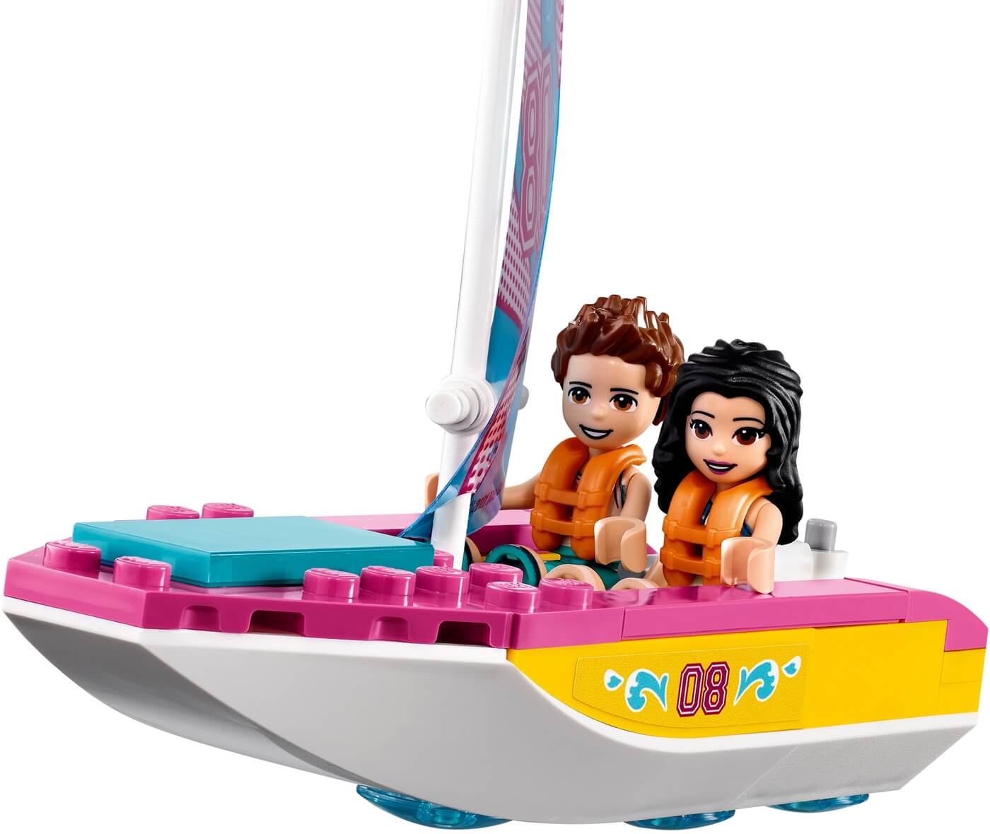Autocaravana y Barco de Vela Bosque ( Lego 41681 ) imagen j