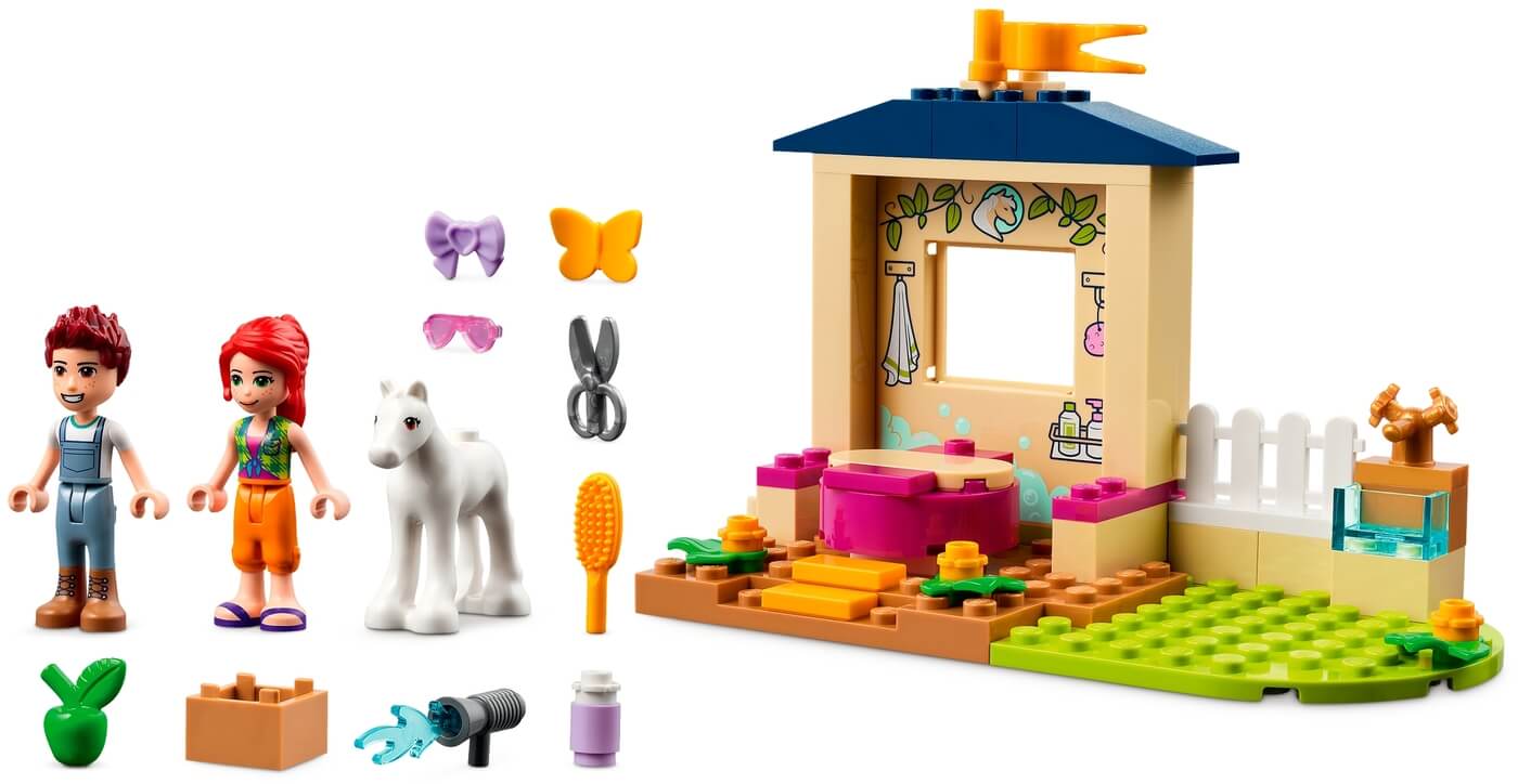 Estacion de Lavado de Ponis ( Lego 41696 ) imagen b