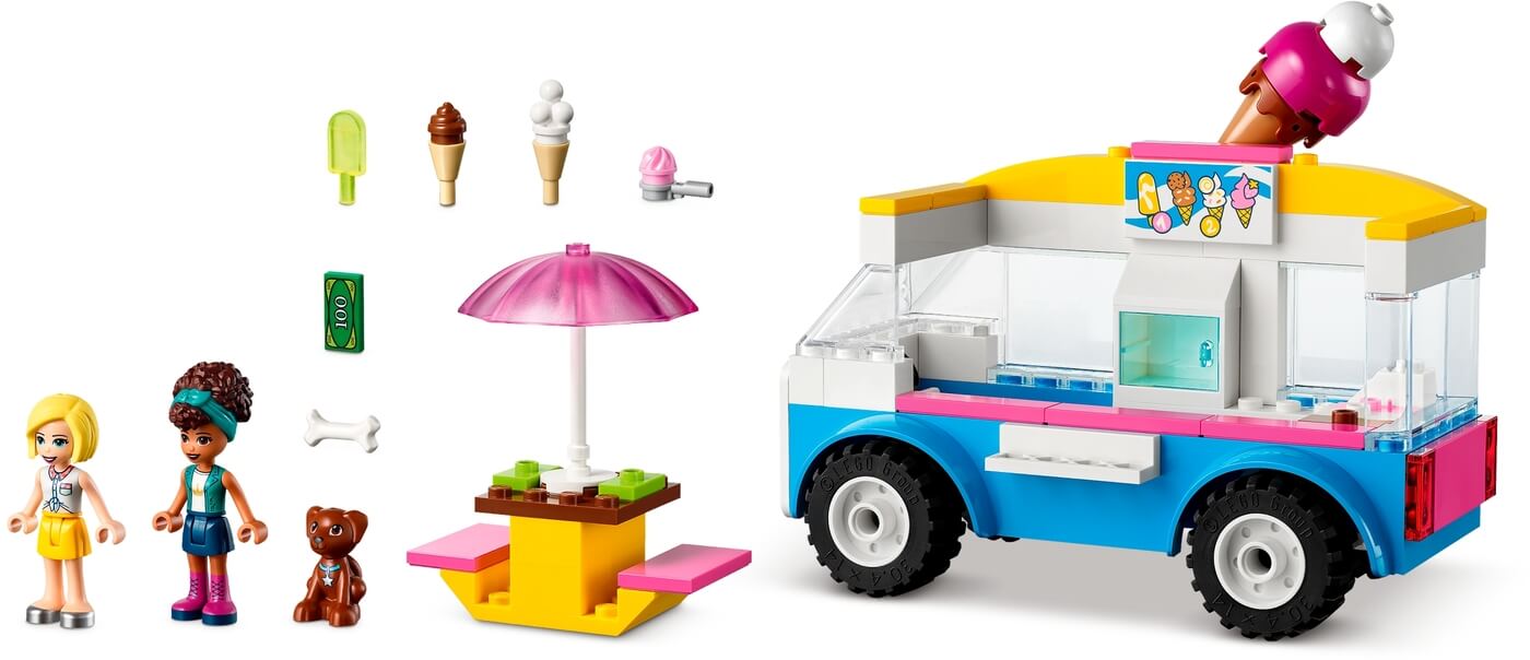 Camion de Helados ( Lego 41715 ) imagen b