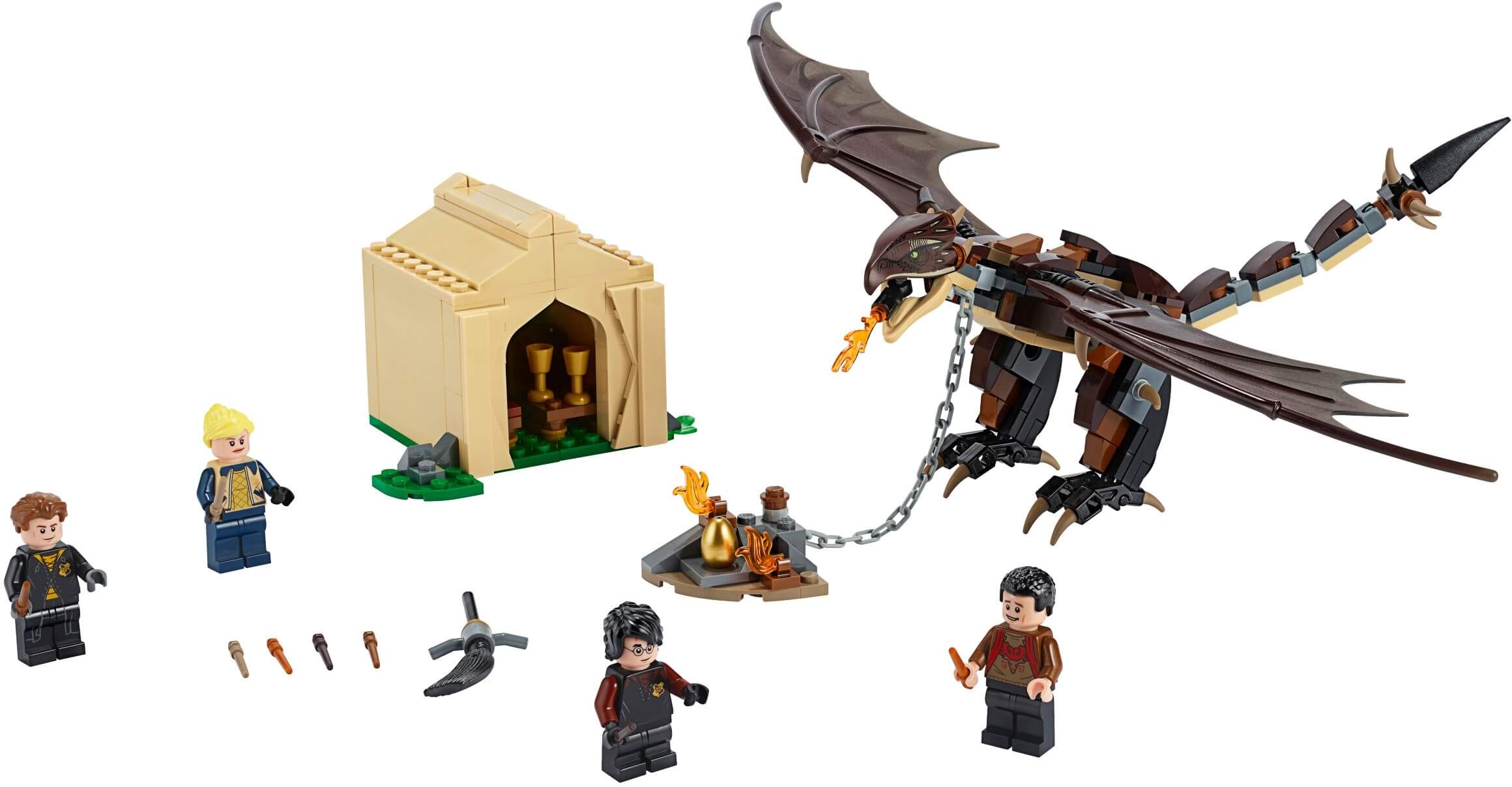 Desafio de los Tres Magos Colacuerno Hungaro ( Lego 75946 ) imagen a