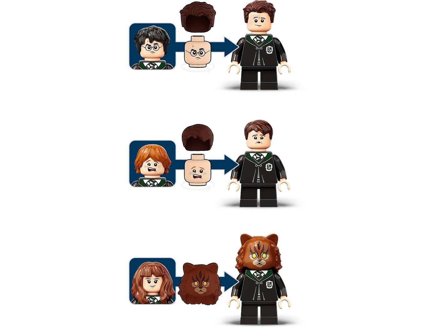 Hogwarts Fallo de la Pocion Multijugos ( Lego 76386 ) imagen g