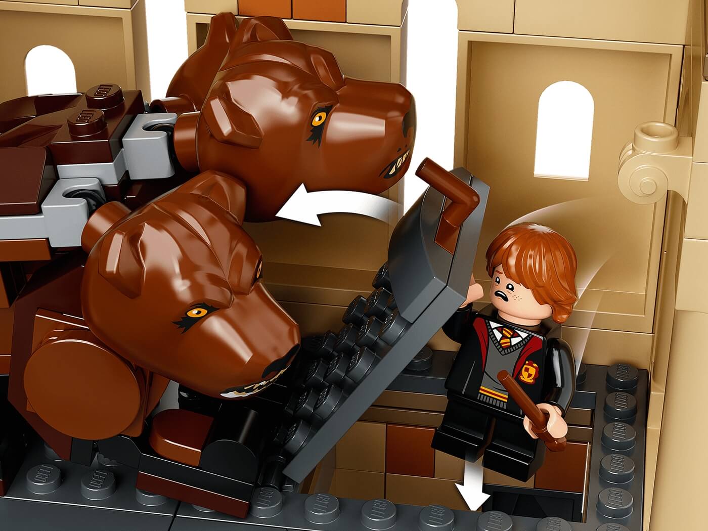 Hogwarts Encuentro con Fluffy ( Lego 76387 ) imagen f