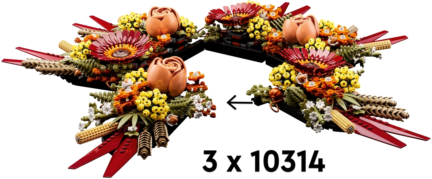 Centro de Flores Secas ( Lego 10314 ) imagen d