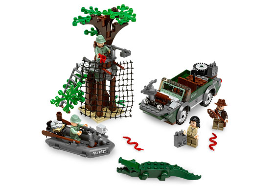 Persecución por el Río ( Lego 7625 ) imagen a