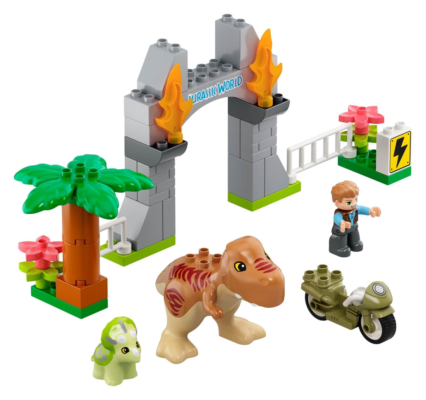 Duplo Fuga del T-Rex y el Triceratops ( Lego 10939 ) imagen a