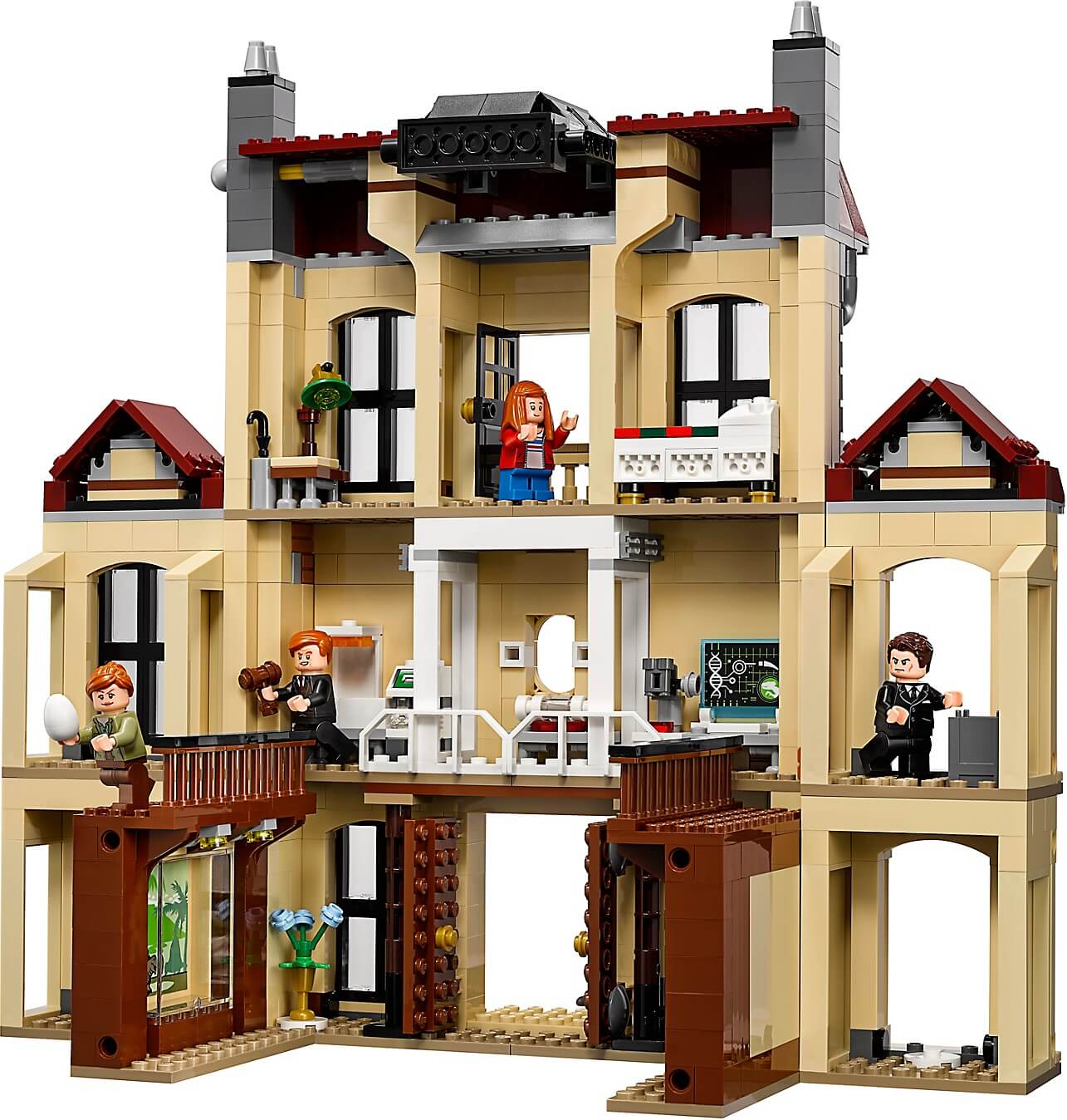 Caos del Indorraptor en la mansión Lockwood ( Lego 75930 ) imagen c