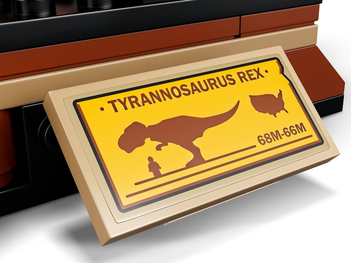 Exposicion del Dinosaurio T-Rex Fosilizado ( Lego 76940 ) imagen h