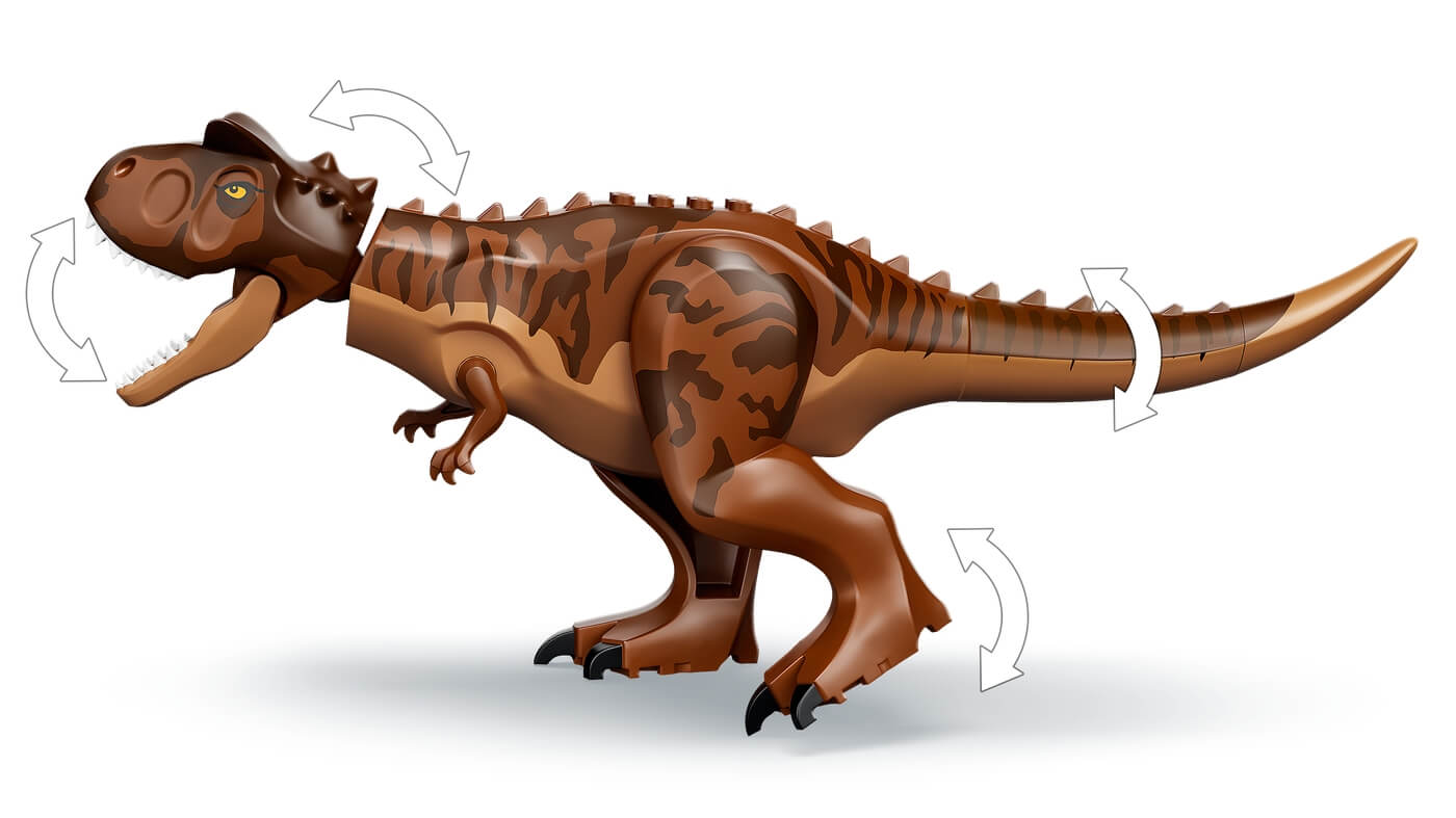 Persecucion del Dinosaurio Carnotaurus ( Lego 76941 ) imagen g