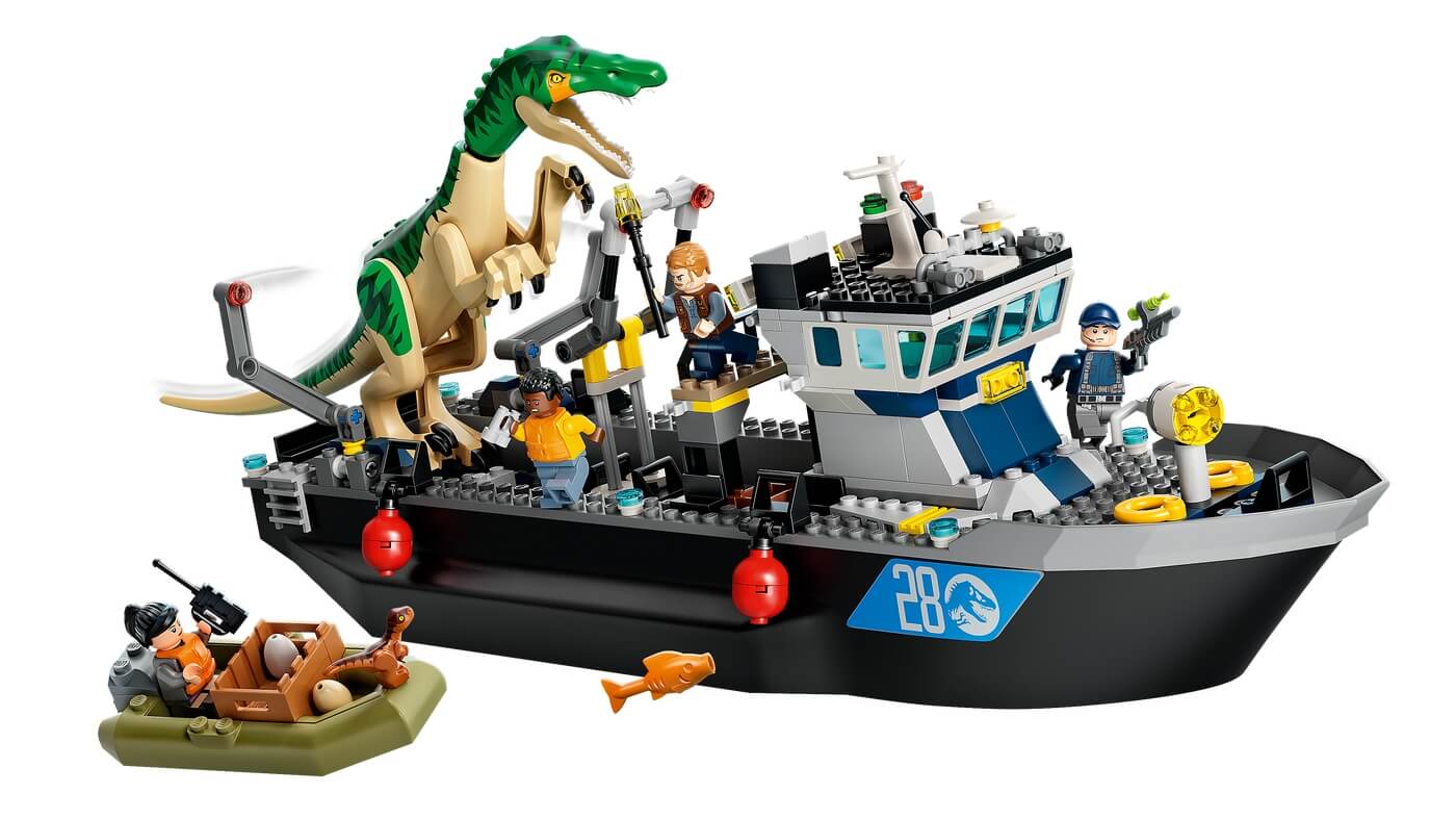 Fuga del Barco del Dinosaurio Baryonyx ( Lego 76942 ) imagen b