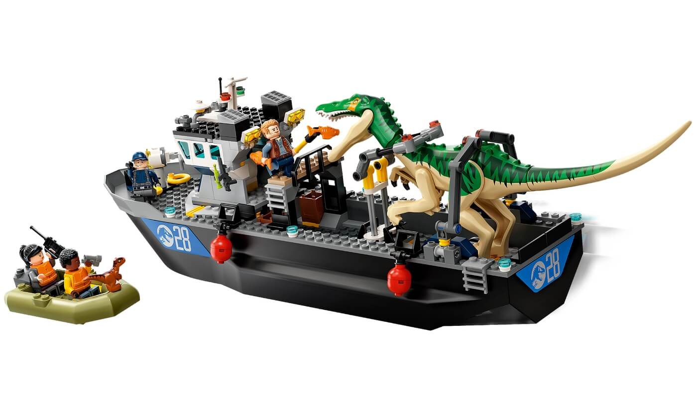 Fuga del Barco del Dinosaurio Baryonyx ( Lego 76942 ) imagen d