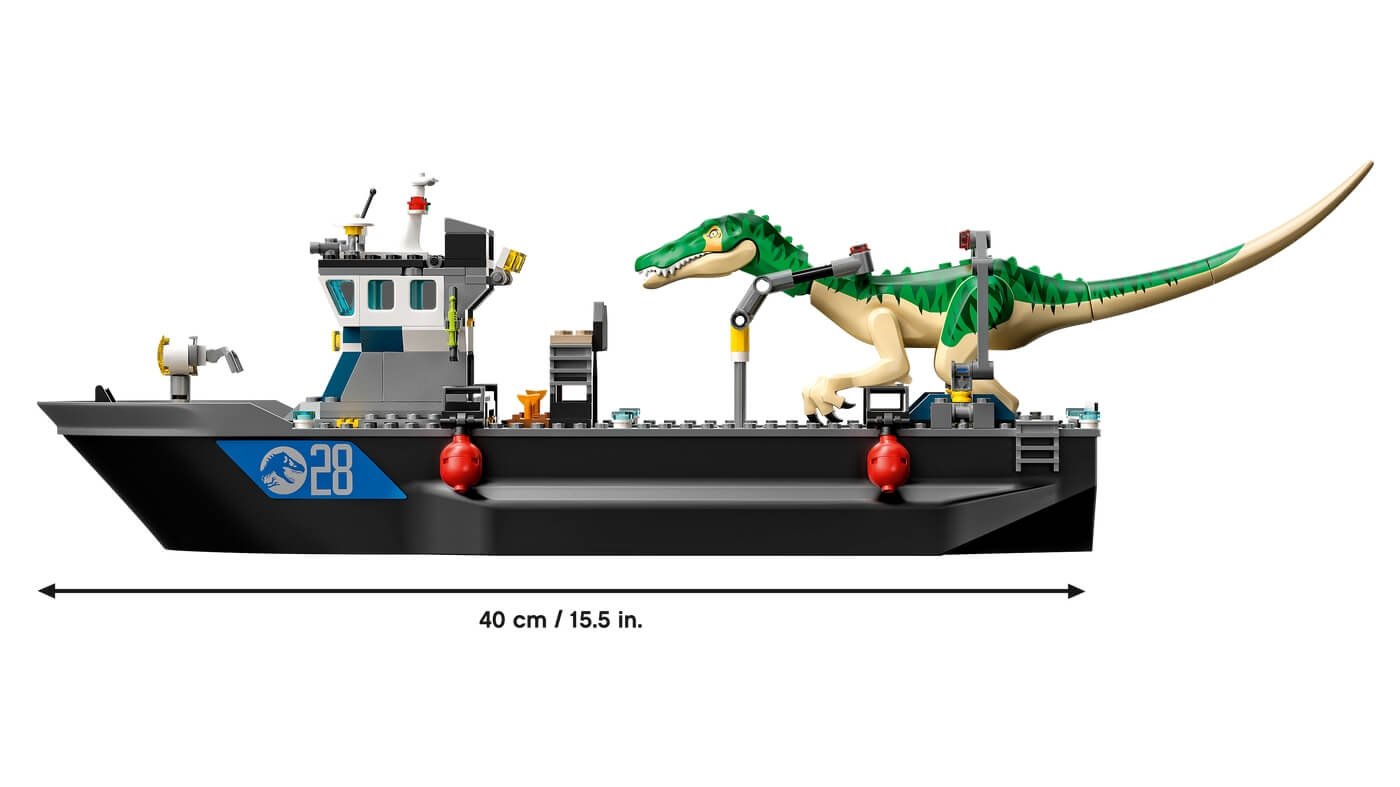 Fuga del Barco del Dinosaurio Baryonyx ( Lego 76942 ) imagen h