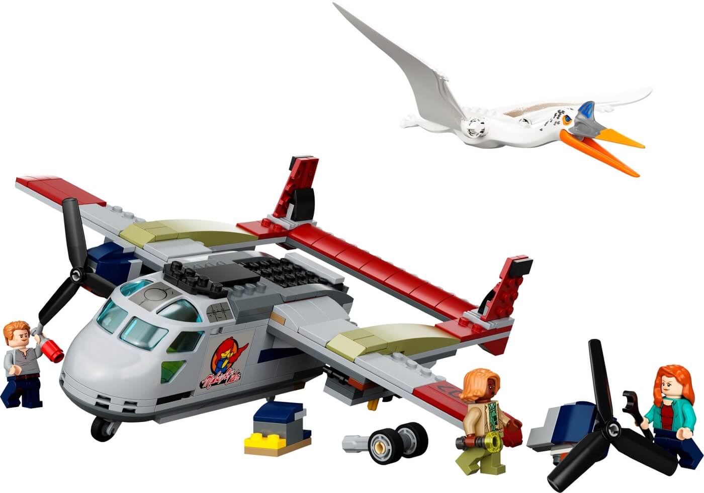 Emboscada Aérea del Quetzalcoatlus ( Lego 76947 ) imagen a