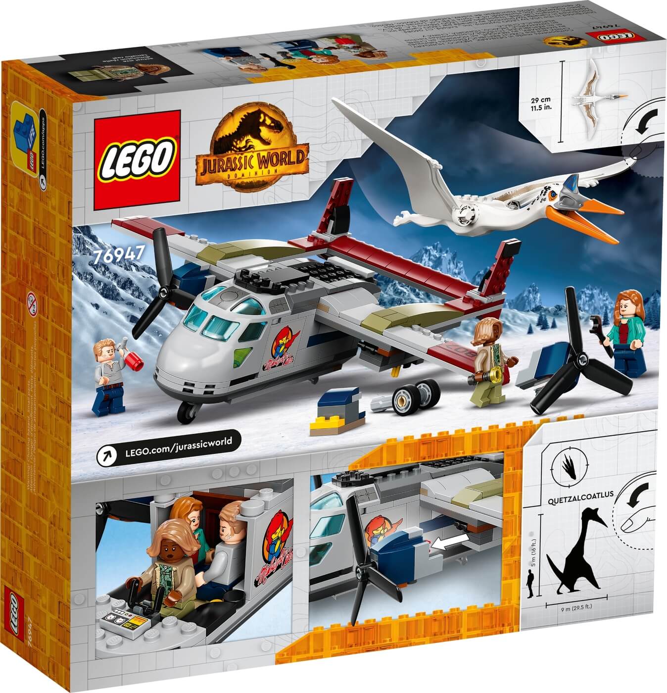 Emboscada Aérea del Quetzalcoatlus ( Lego 76947 ) imagen d