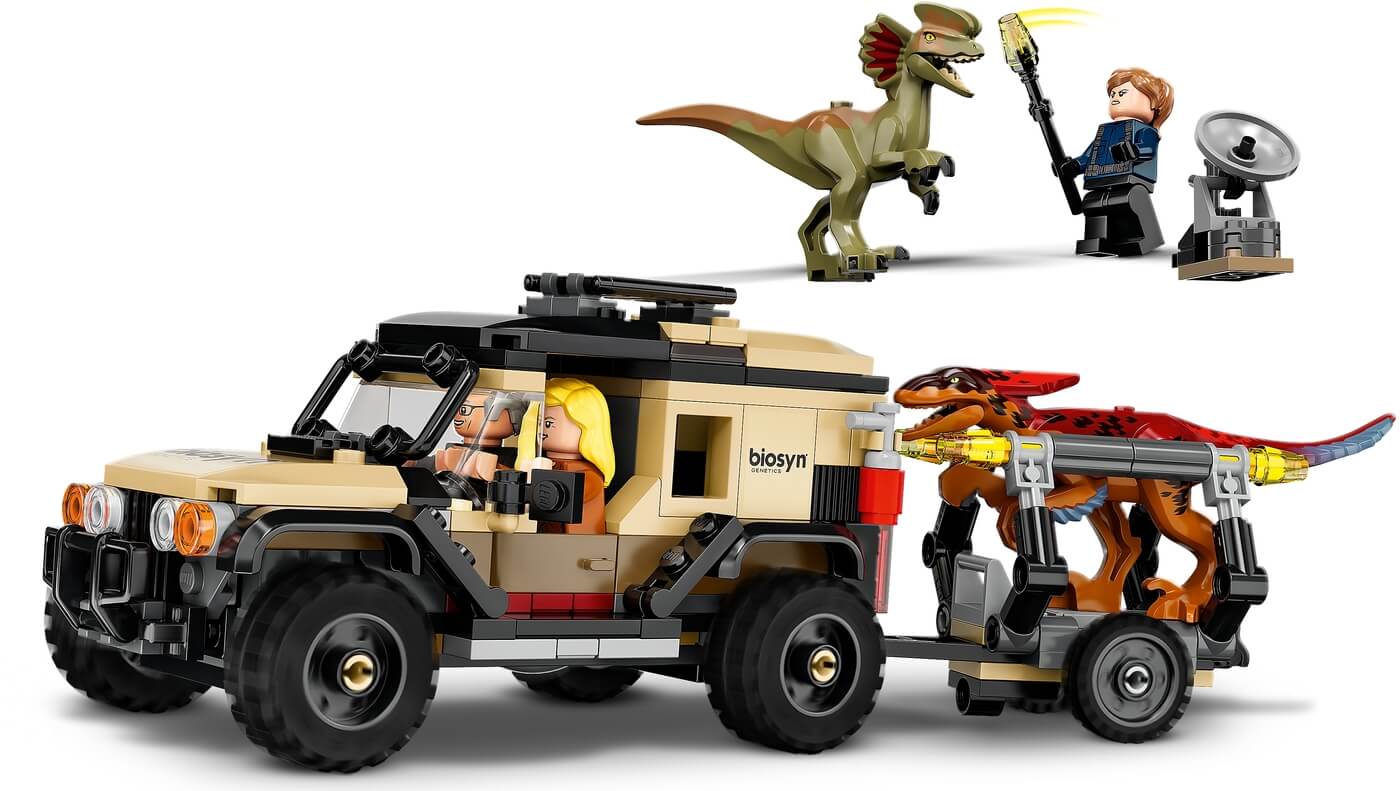 Transporte del Pyrorraptor y el Dilofosaurio ( Lego 76951 ) imagen b
