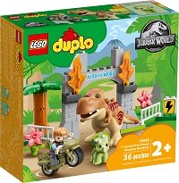Duplo Fuga del T-Rex y el Triceratops