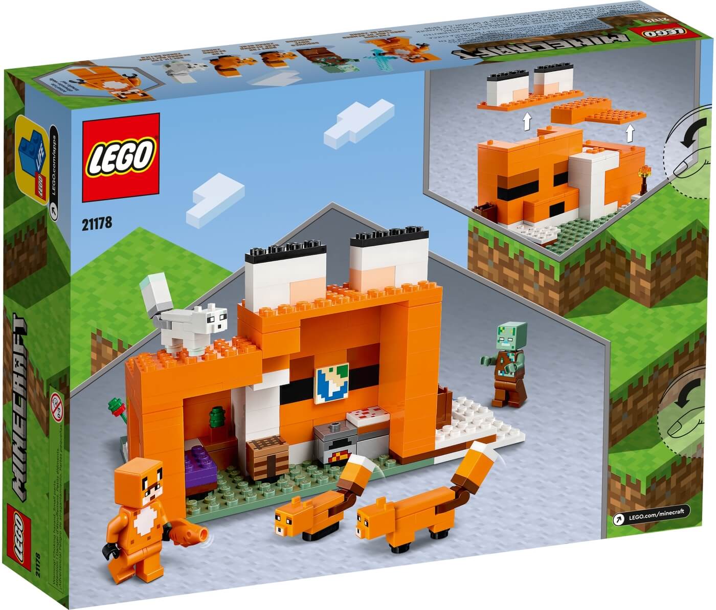 El Refugio Zorro ( Lego 21178 ) imagen e