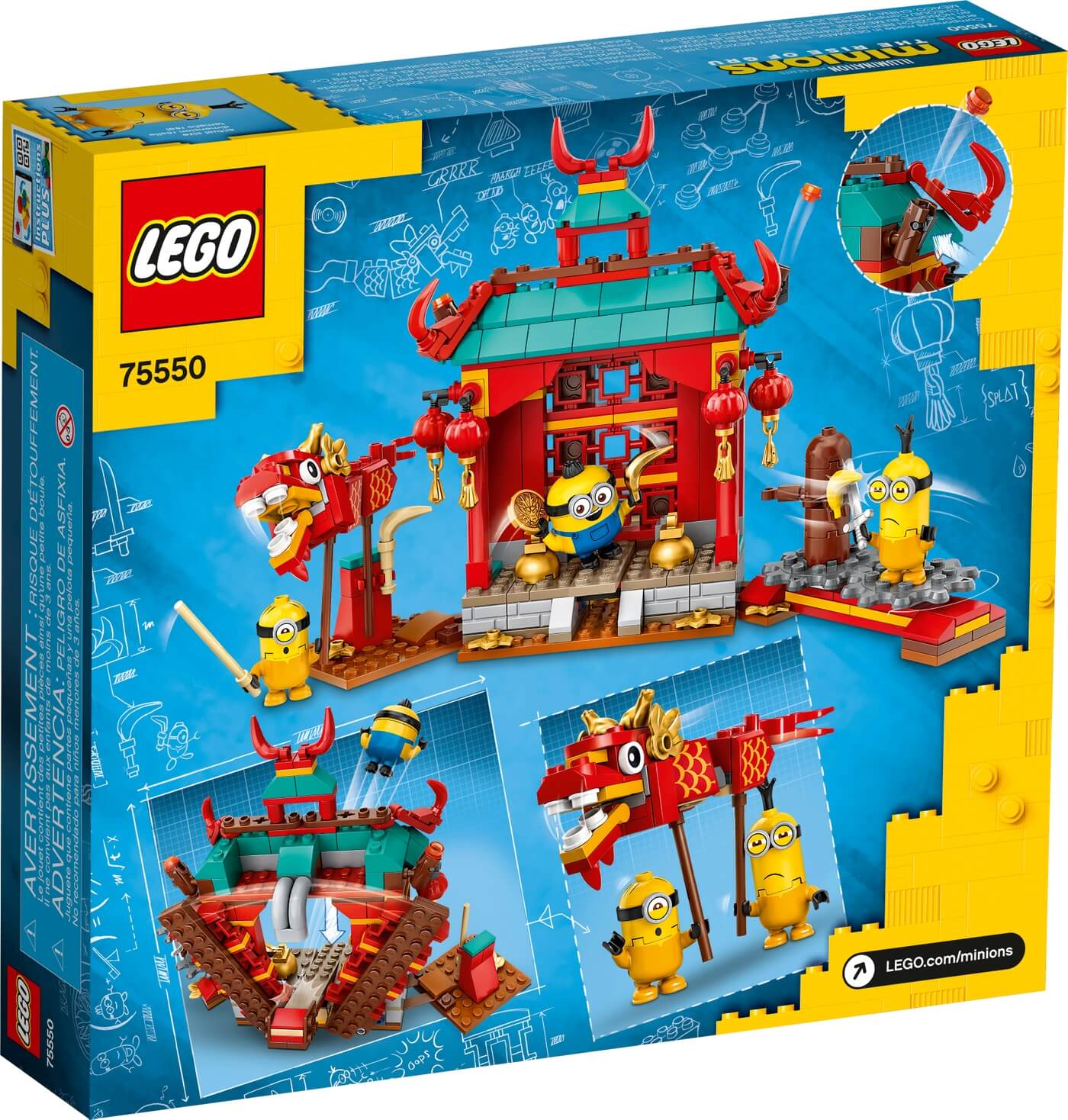 Duelo de Kung-fu de los Minions ( Lego 75550 ) imagen g