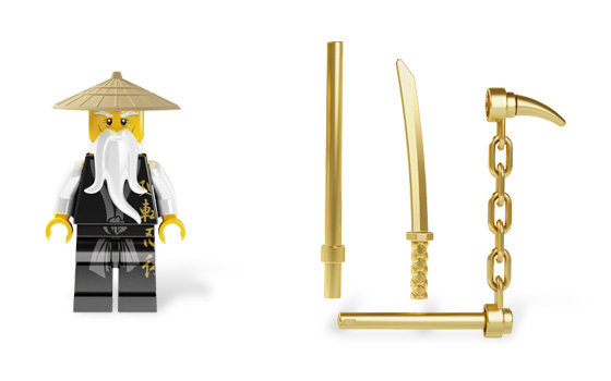 Sensei Wu ( Lego 2255 ) imagen d