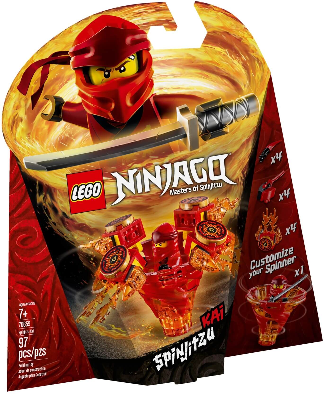 Spinjitzu Kai ( Lego 70659 ) imagen d