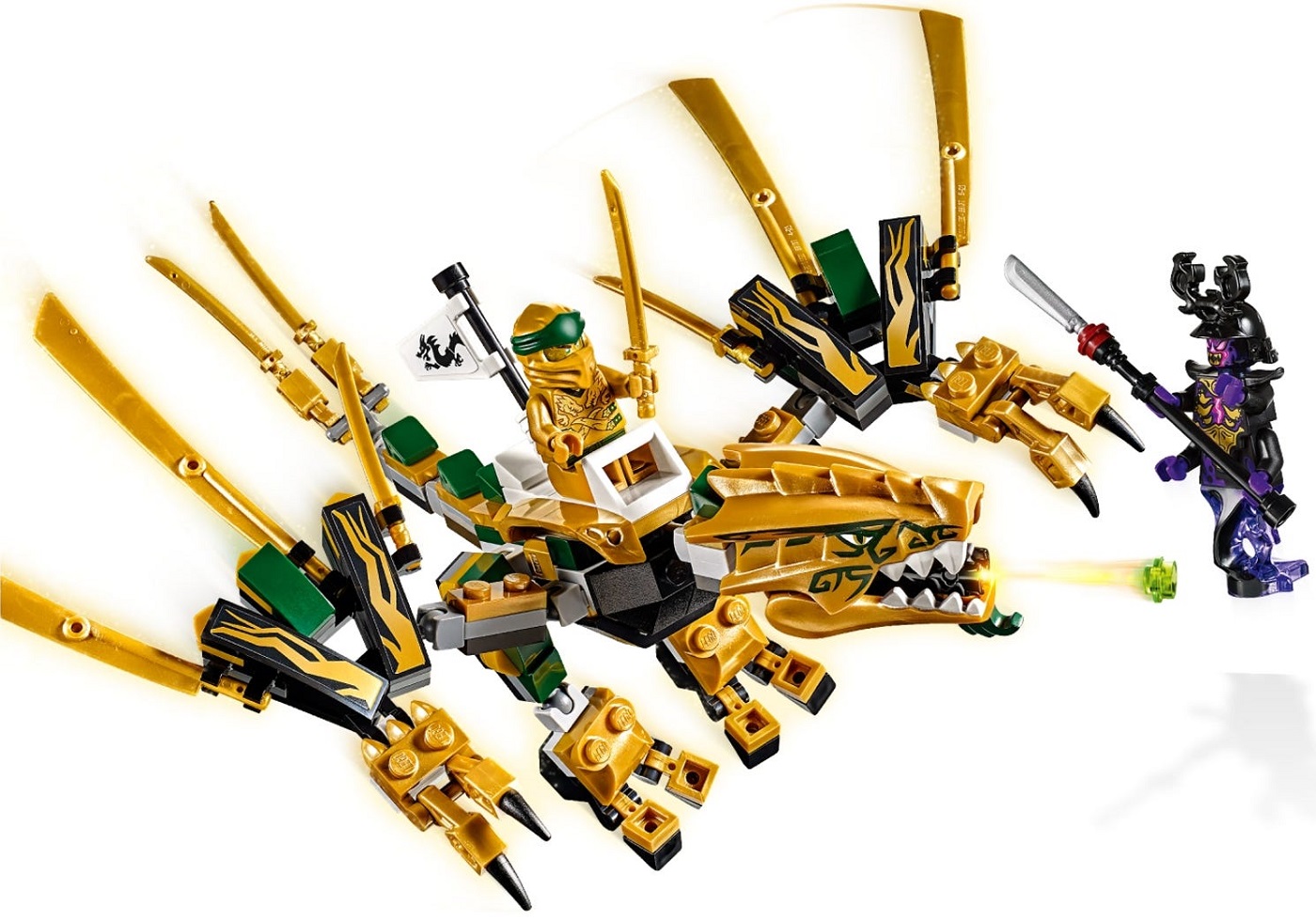 Dragon Dorado ( Lego 70666 ) imagen b