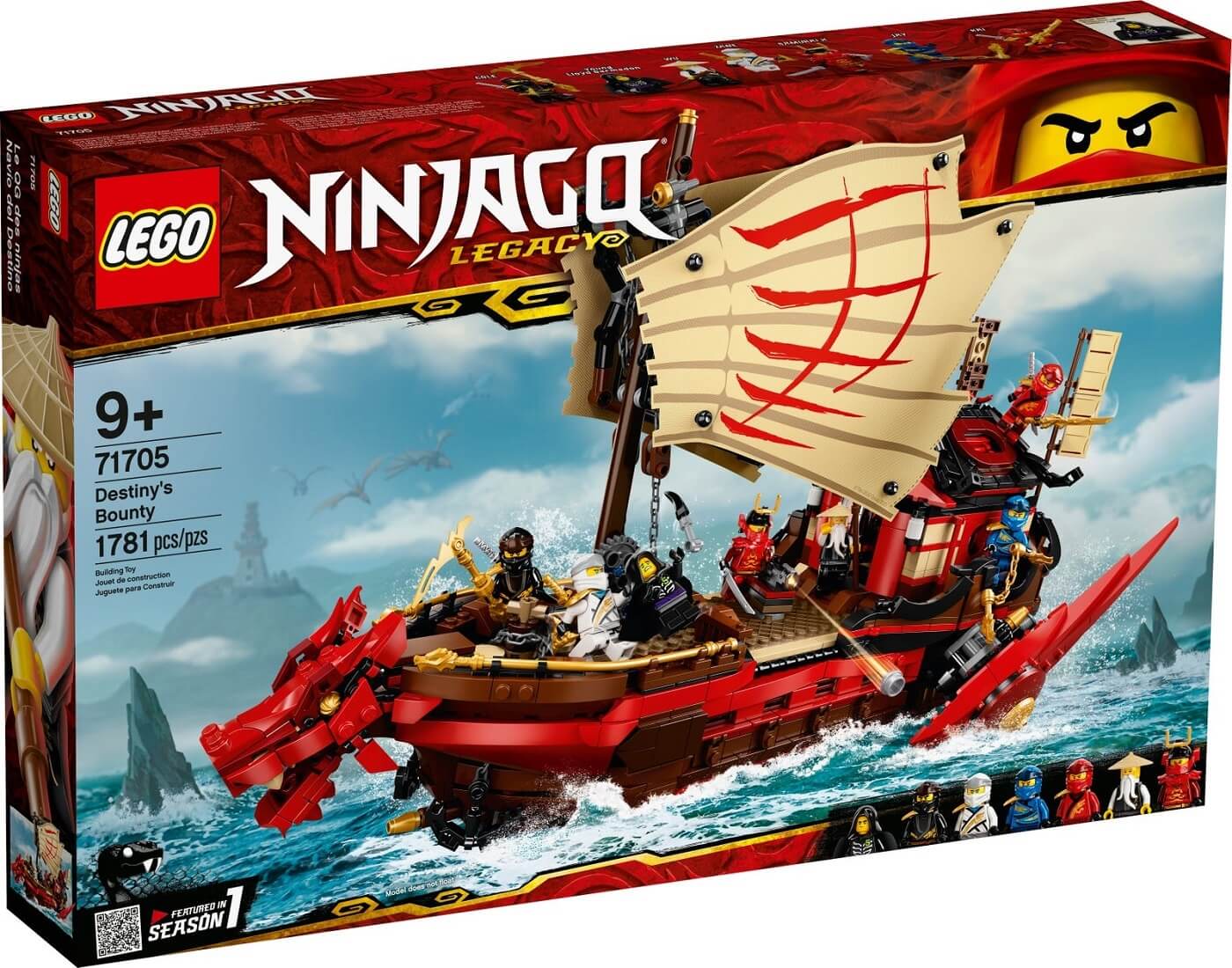 Barco de Asalto Ninja ( Lego 71705 ) imagen e