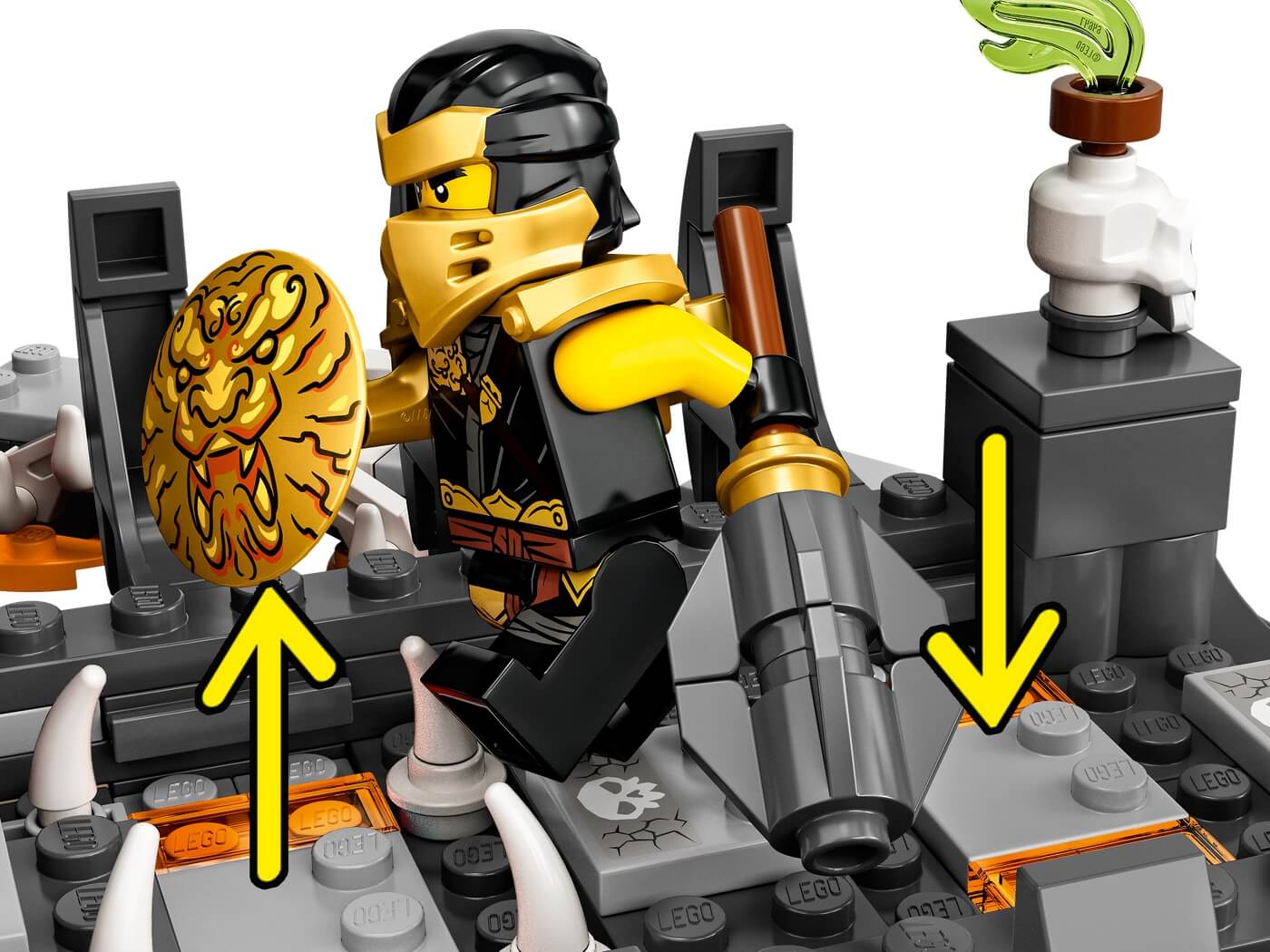 Mazmorras del Brujo de los Muertos ( Lego 71722 ) imagen h