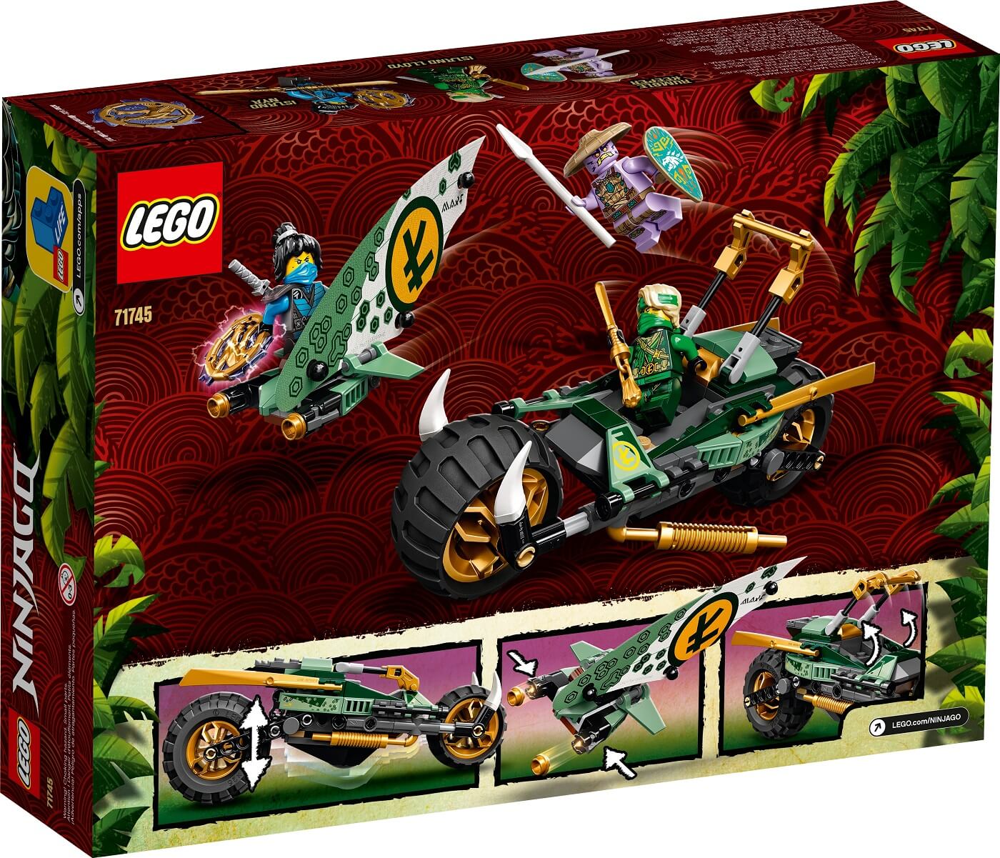Chopper de la Jungla de Lloyd ( Lego 71745 ) imagen h