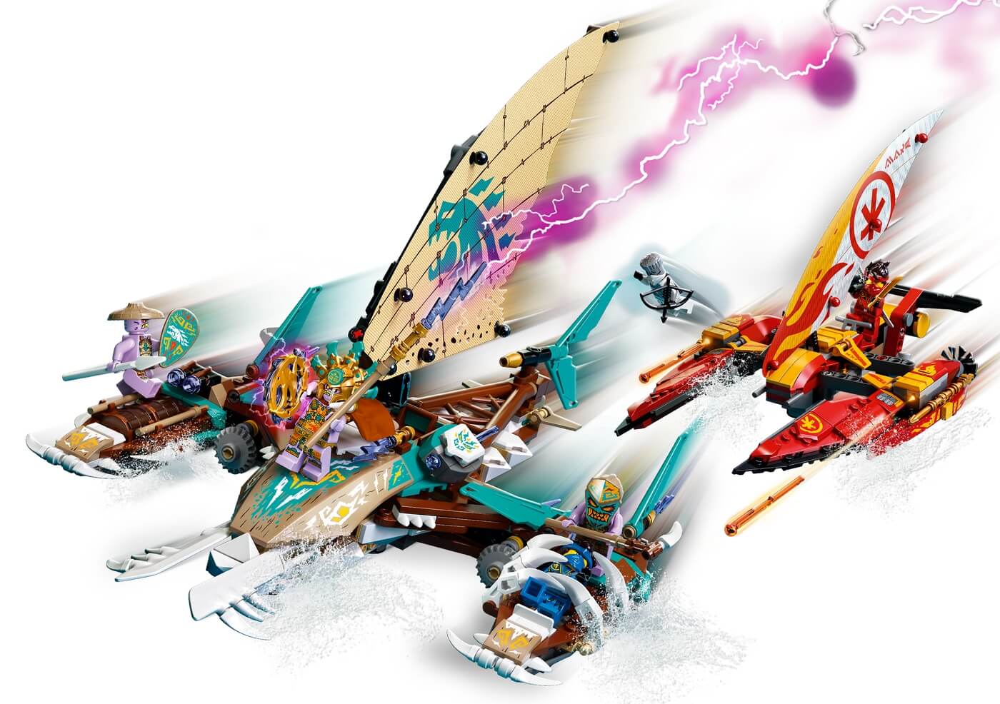 Batalla Naval en Catamaran ( Lego 71748 ) imagen b
