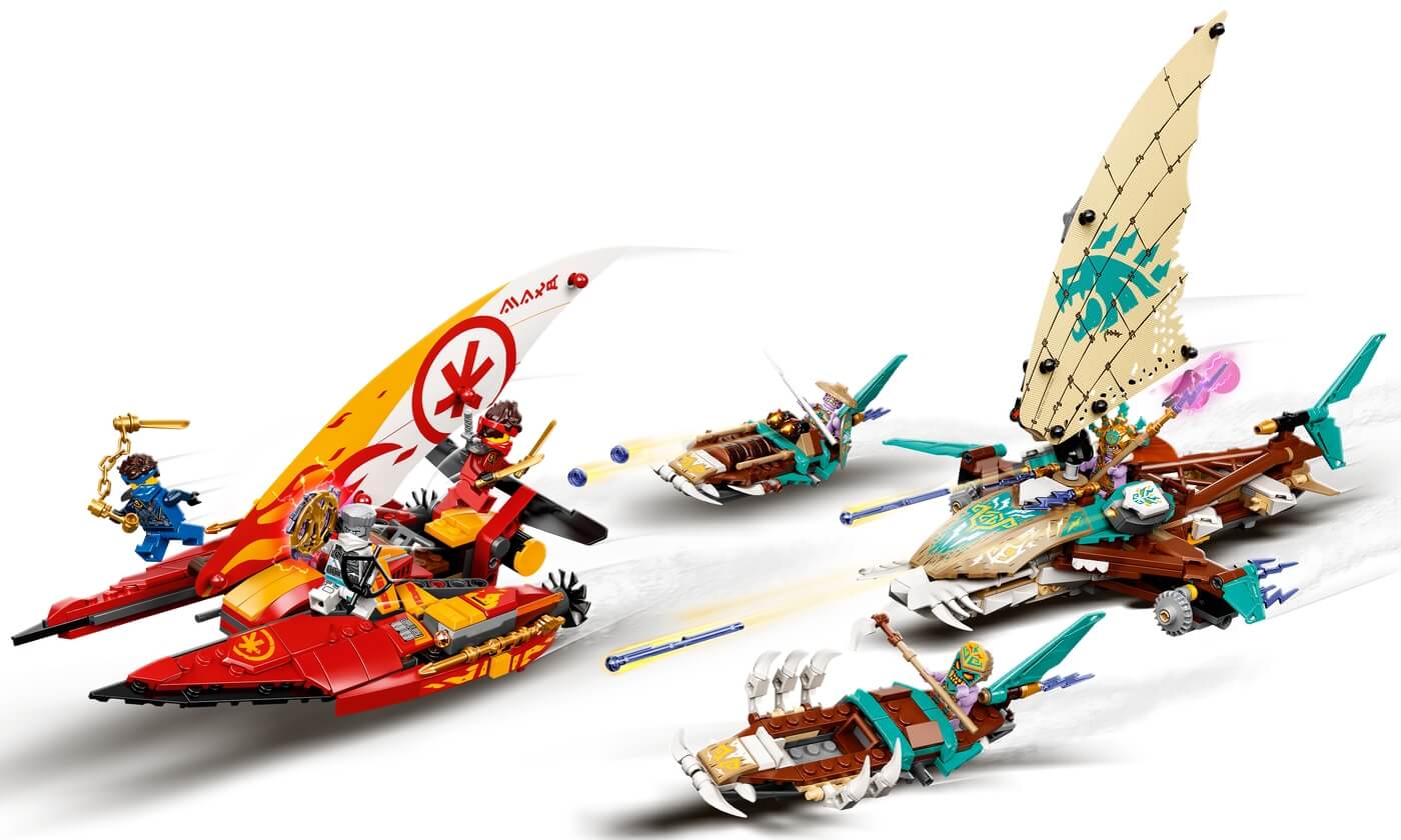 Batalla Naval en Catamaran ( Lego 71748 ) imagen d
