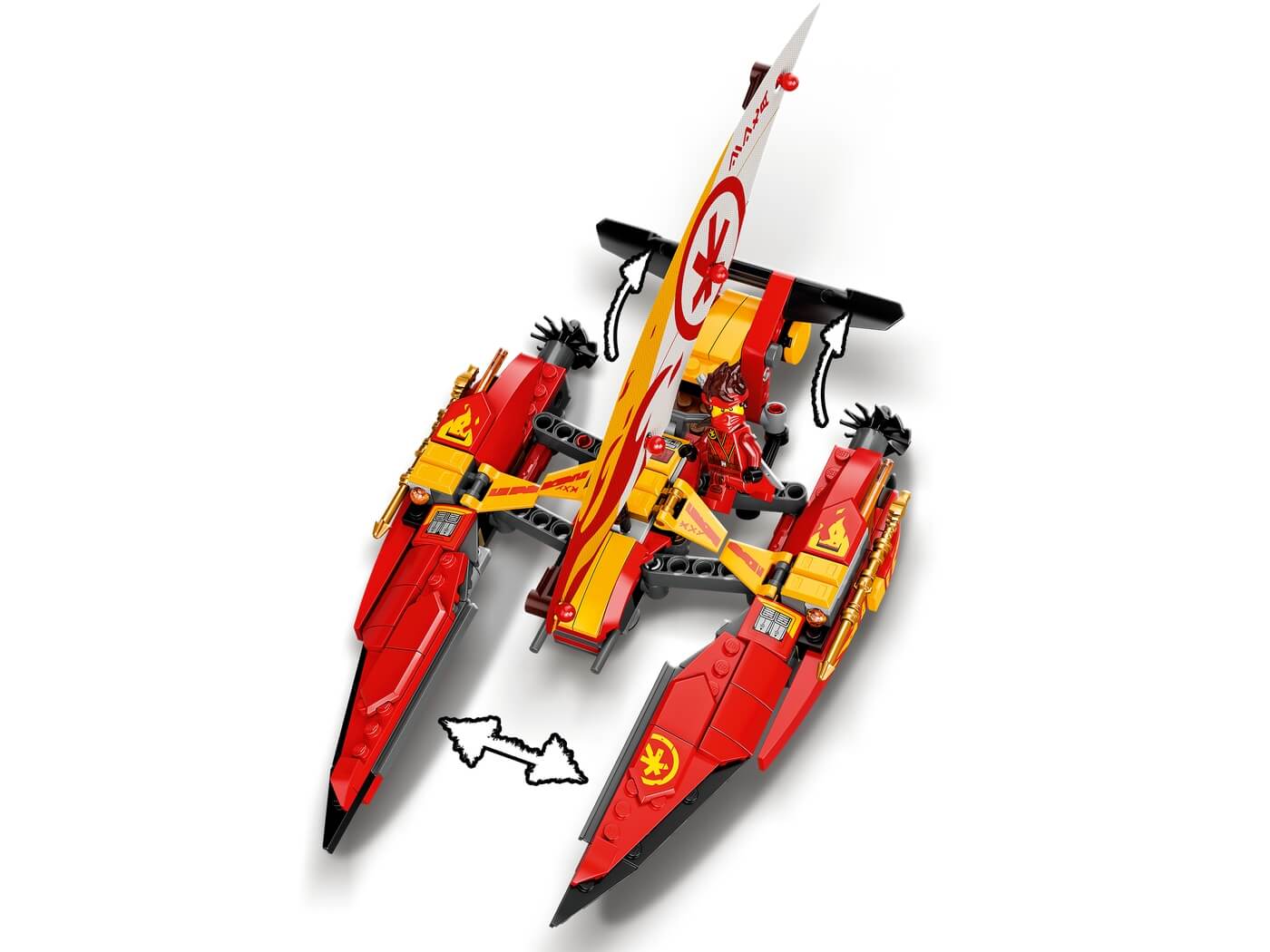 Batalla Naval en Catamaran ( Lego 71748 ) imagen g