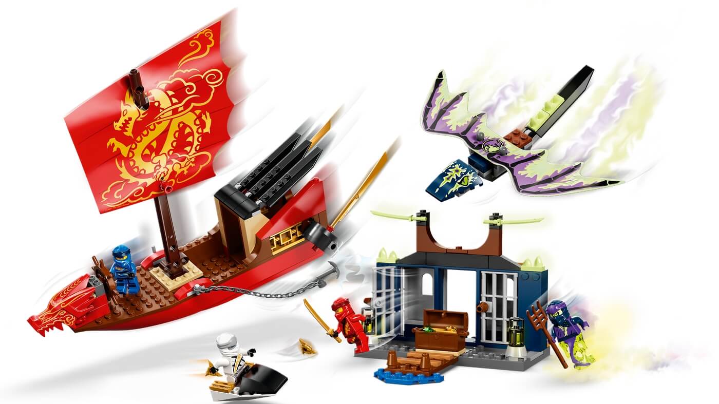 Vuelo Final del Barco de Asalto Ninja ( Lego 71749 ) imagen b