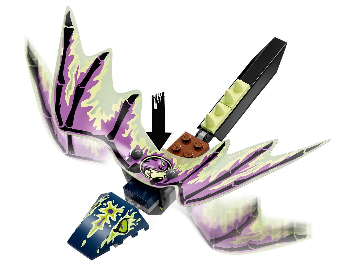 Vuelo Final del Barco de Asalto Ninja ( Lego 71749 ) imagen f