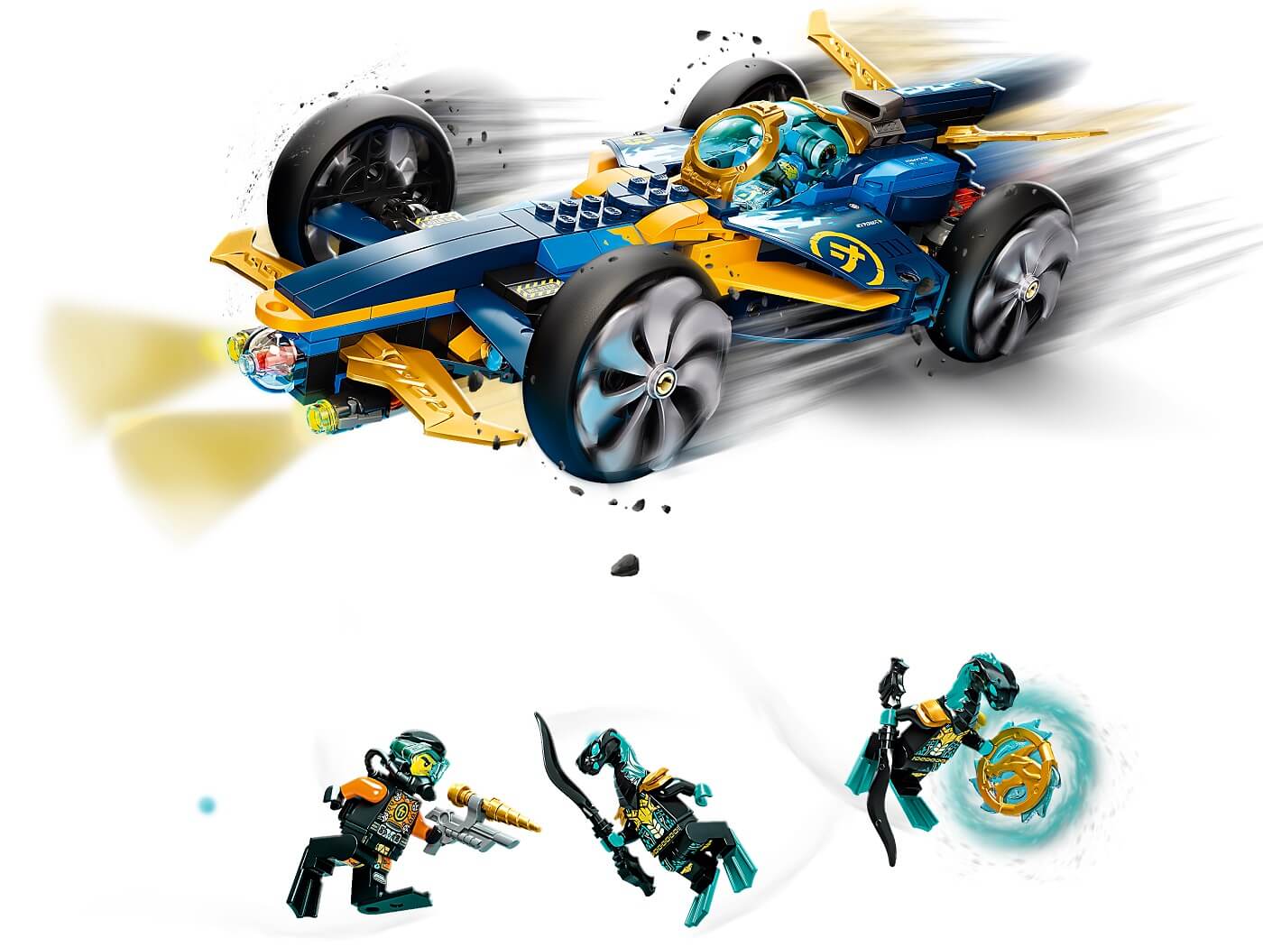 Submarino Anfibio Ninja ( Lego 71752 ) imagen c