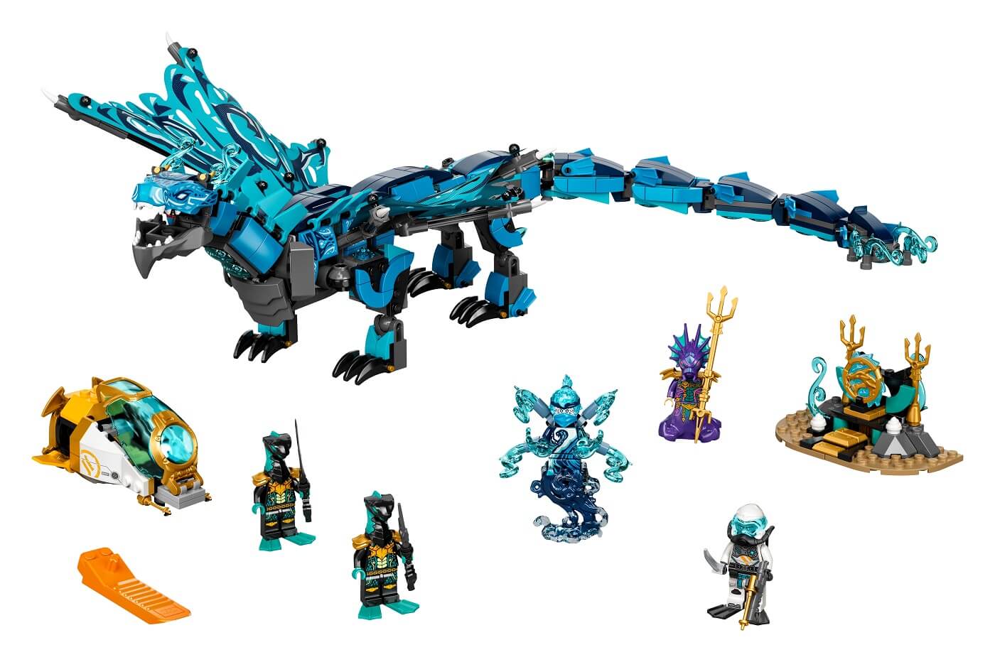 Dragon de Agua ( Lego 71754 ) imagen a