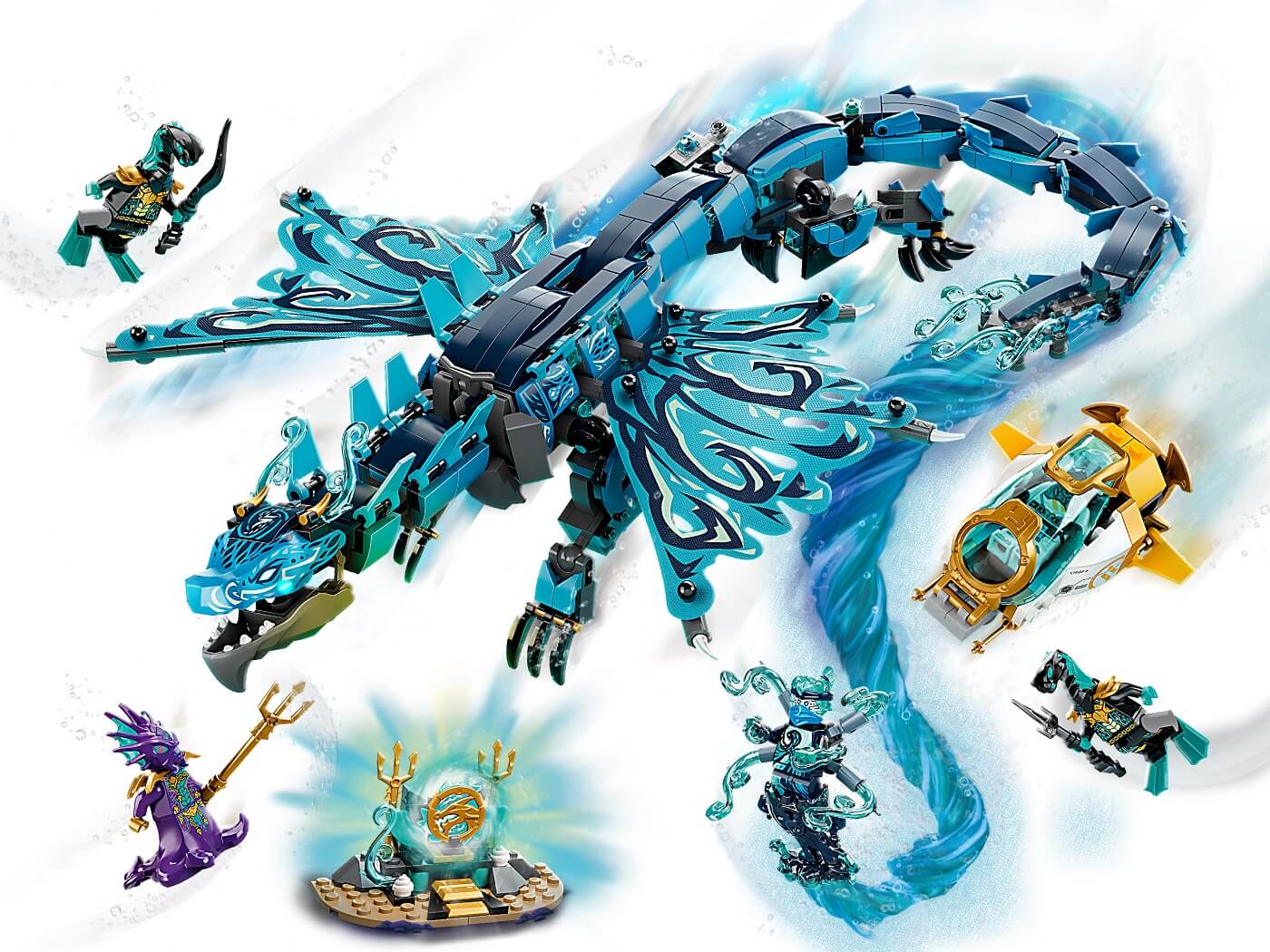 Dragon de Agua ( Lego 71754 ) imagen b